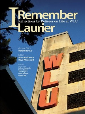 cover image of I Remember Laurier